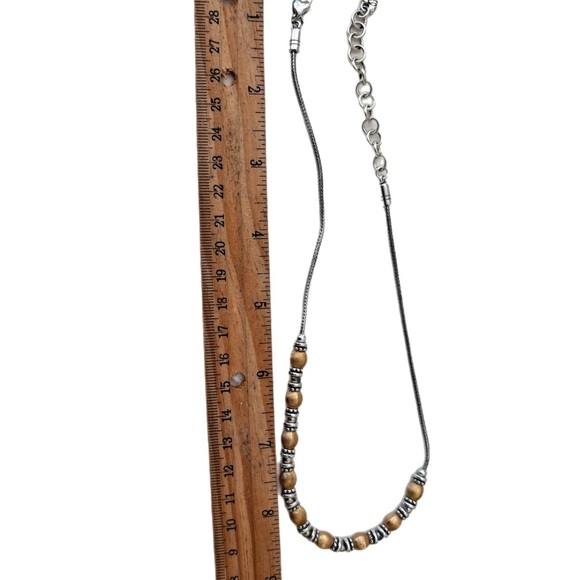 Brighton gold and silver plated necklace and matching necklace.  Retired - Picture 10 of 11